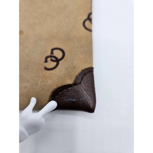 Givenchy Vintage Clutch Handbag Makeup Bag‎ Tan and Brown - Picture 9 of 12